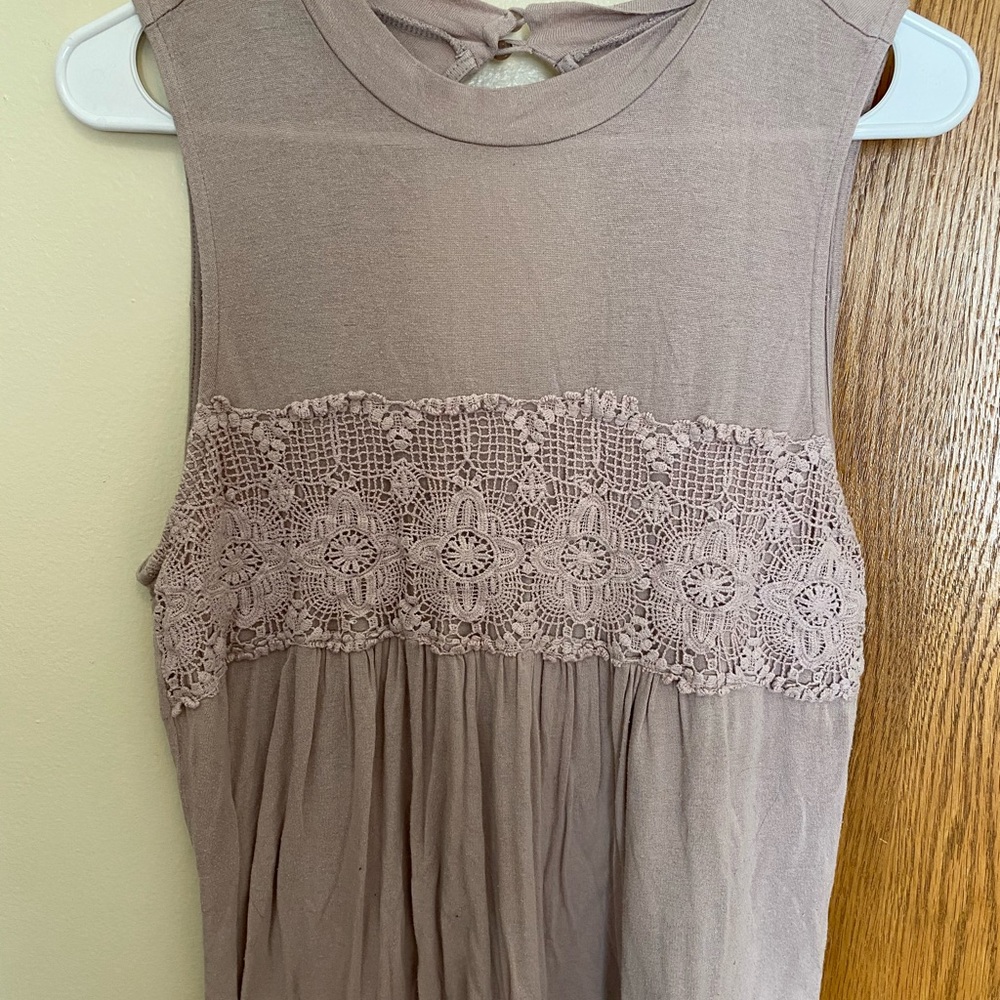High neck tank top